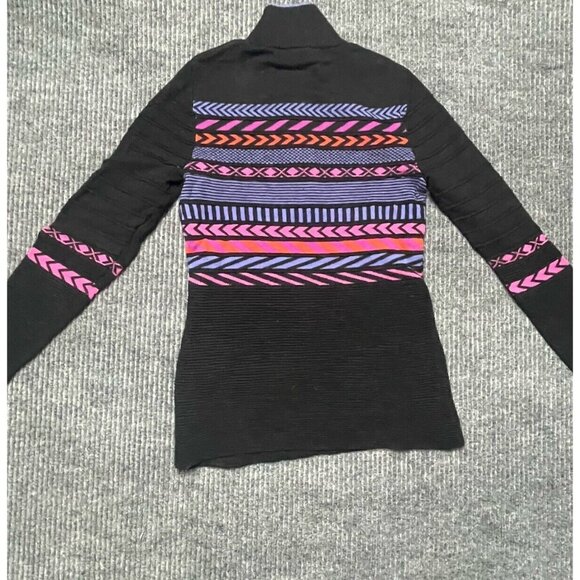 Krimson Klover Sweater Womens XS Merino Wool 1/4 Zip Telluride Top Purple Ski - Picture 9 of 9